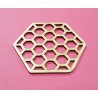 Embellissement décoratif en bois de forme ronde