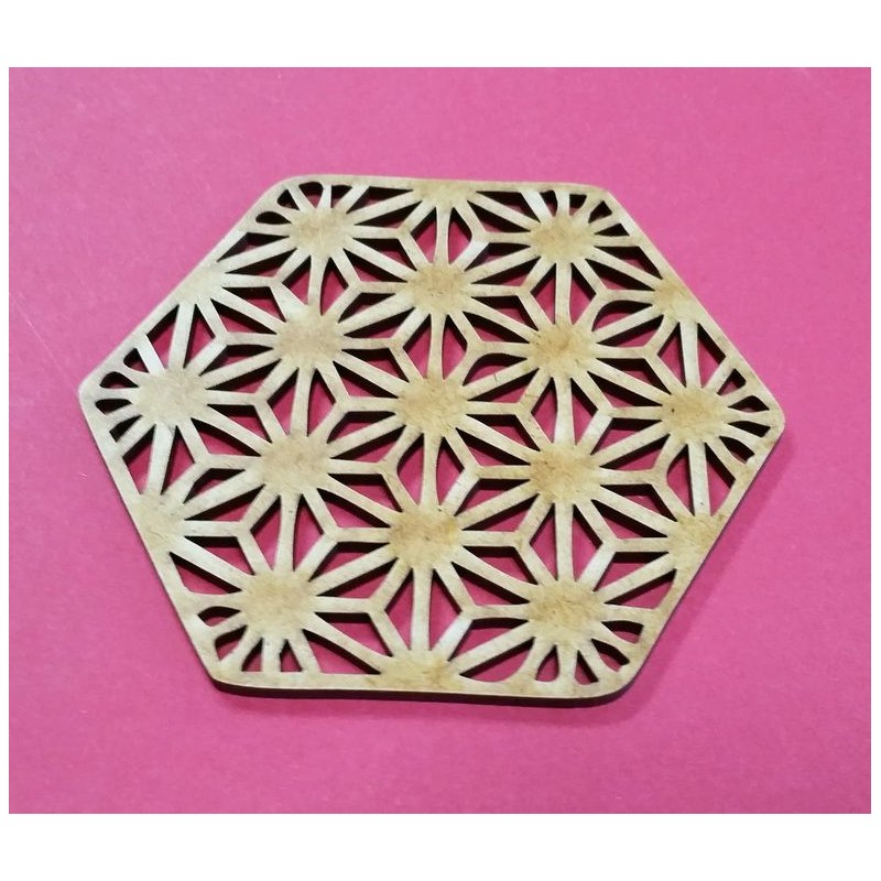 Embellissement décoratif en bois de forme ronde Embellissement décoratif en bois de forme ronde