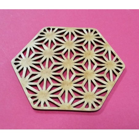 Embellissement décoratif en bois de forme ronde Embellissement décoratif en bois de forme ronde