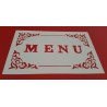 Pochoir Déco menu 1
