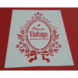 Pochoir Déco vintage baroque
