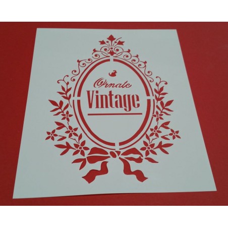 Pochoir Déco vintage baroque