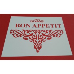 Pochoir Déco baroque bon...