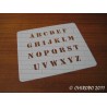 Pochoir alphabet - Loft majuscule - 1cm (0232)