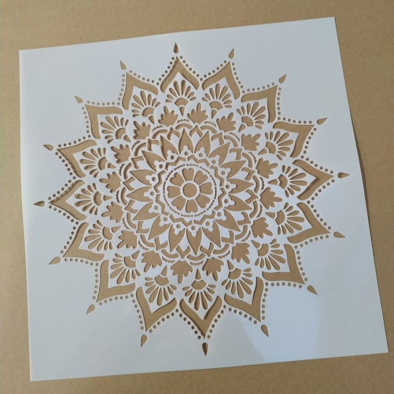 Pochoir Mandala 8 (00219)