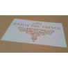 Pochoir Texte Deco Baroque