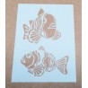 Pochoir Poissons Exotiques