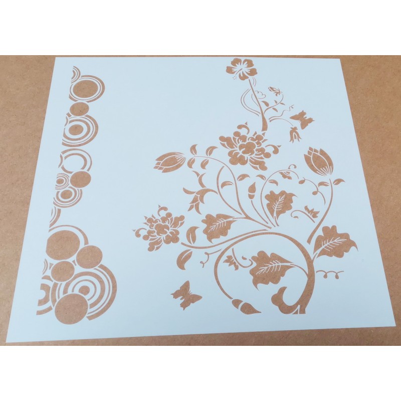 Pochoir Bouquet de Fleurs