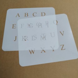 Pochoir Alphabet 2cm -...
