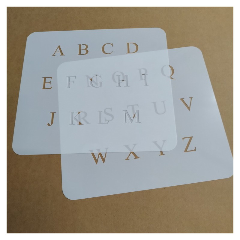 Pochoir Alphabet 2cm - Times majuscule