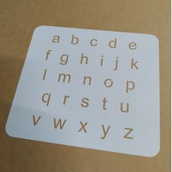 Pochoir Alphabet 2cm -...