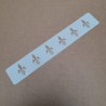 Pochoir Mini Frise Fleur de Lys - 5x30 cm