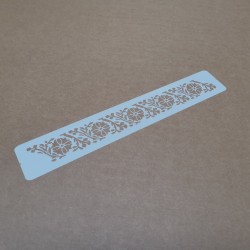 Pochoir Mini Frise Fleur - 5x30 cm