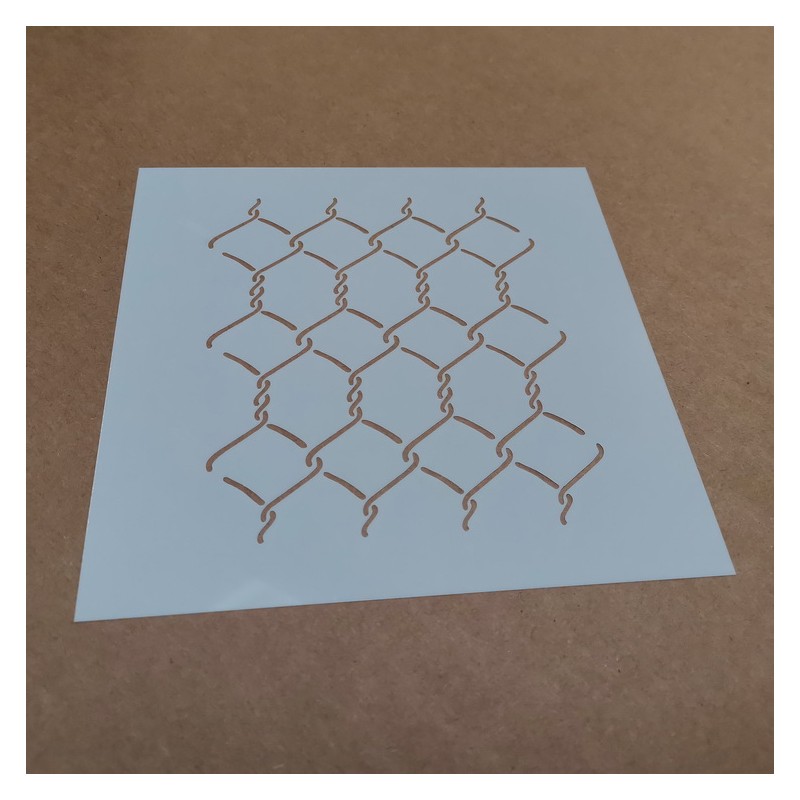 Pochoir Mask grillage