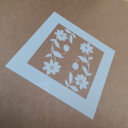 Pochoir Mask fleurs