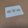 Pochoir Feuilles de gui Cloche