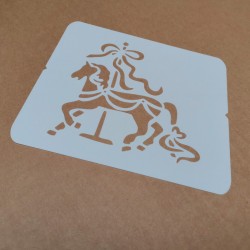 Pochoir cheval