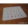 Pochoir alphabet - Satyr majuscule - 2cm (0225)