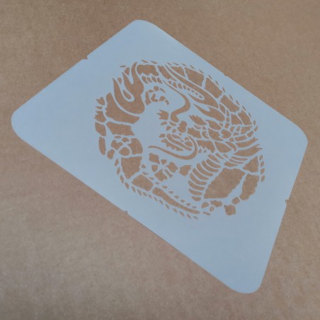 Pochoir Dragon