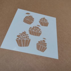 Pochoir Cupcakes