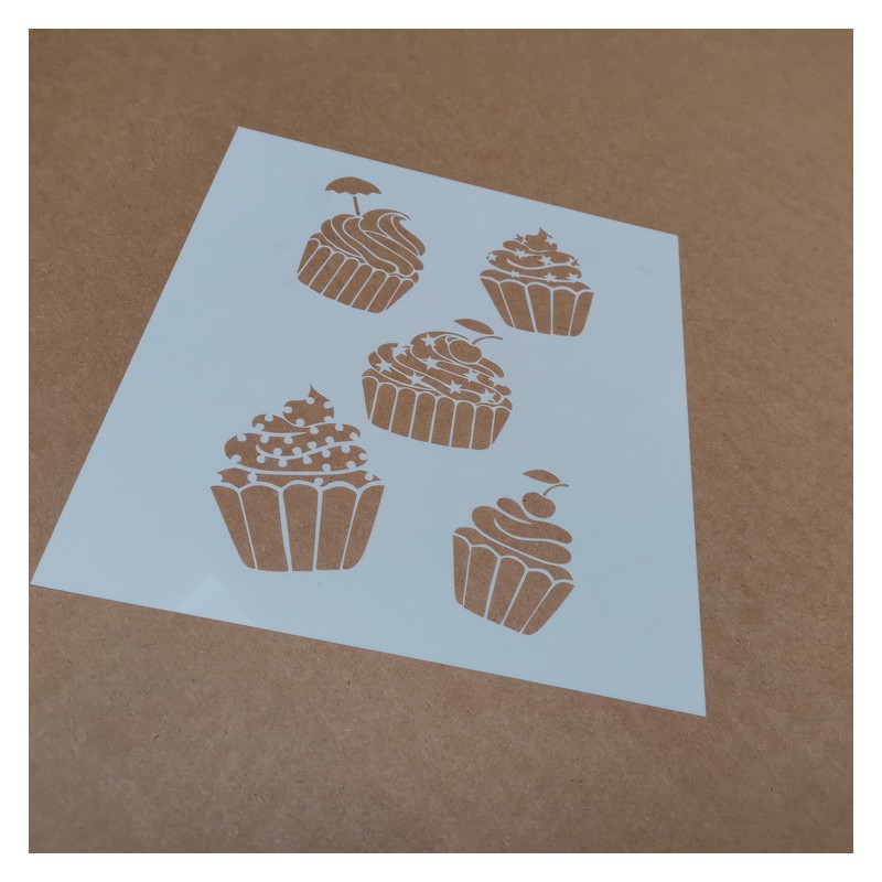 Pochoir Cupcakes