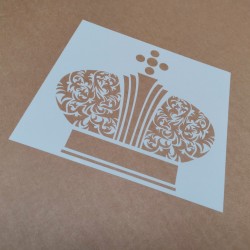 Pochoir Couronne Baroque