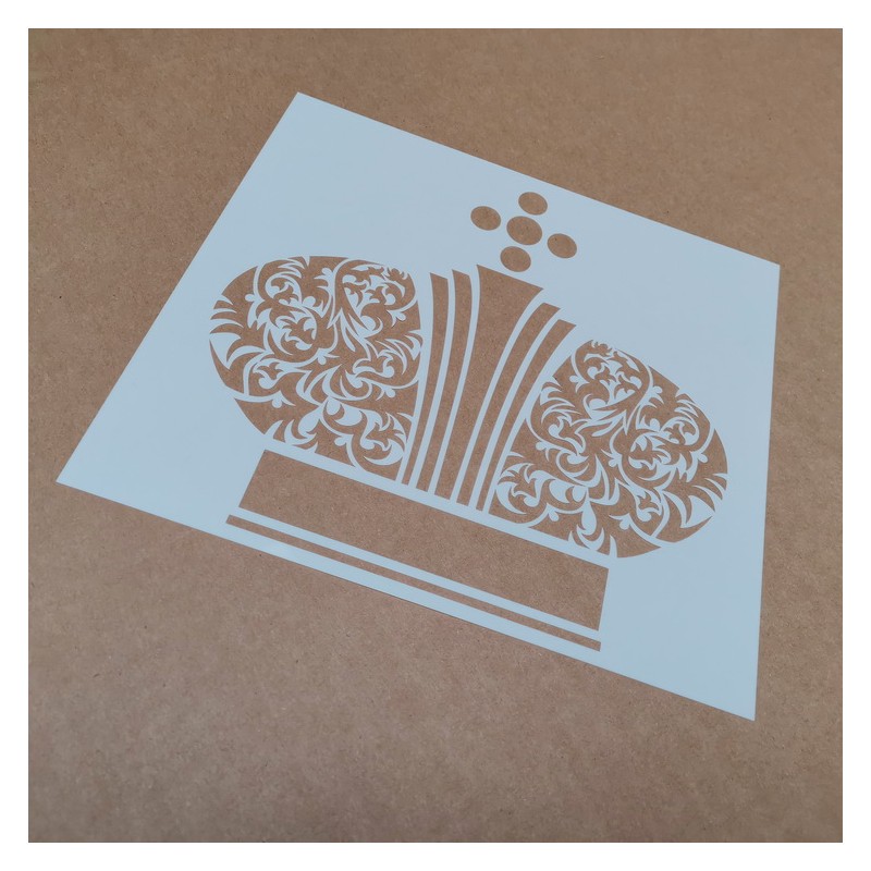 Pochoir Couronne Baroque