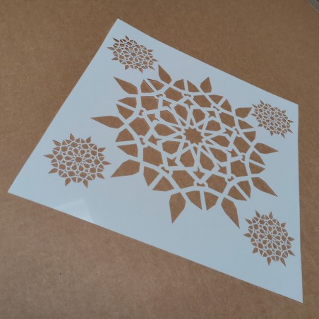 Pochoir Mandala 19