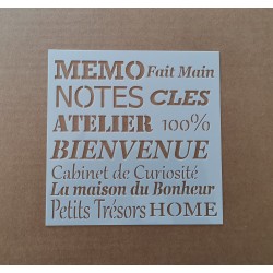 Pochoir Memo Notes