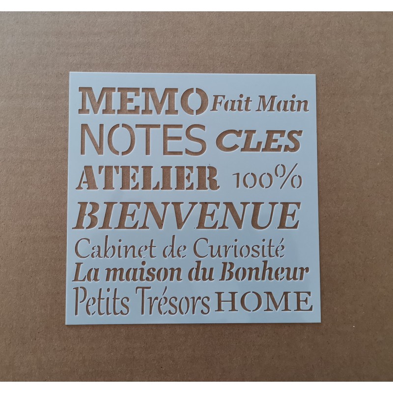Pochoir Memo Notes