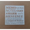 Pochoir Memo Notes