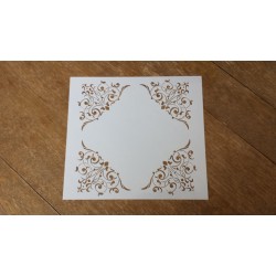 Pochoir Encadrement Baroque