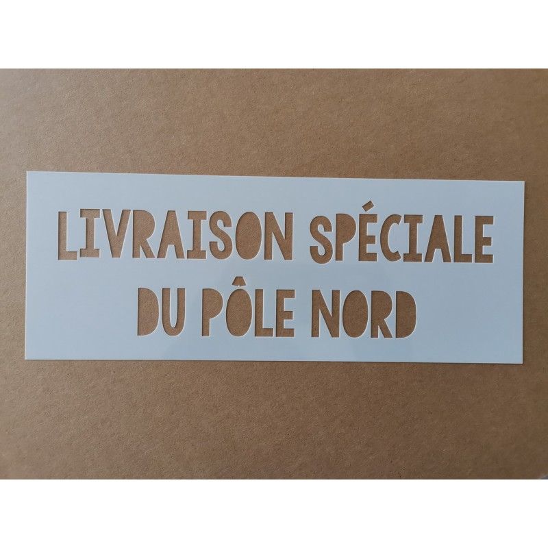 POCHOIR TEXTE NOËL