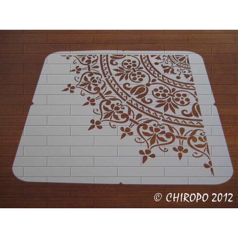 Pochoir Déco Angle Baroque 3 (07160)
