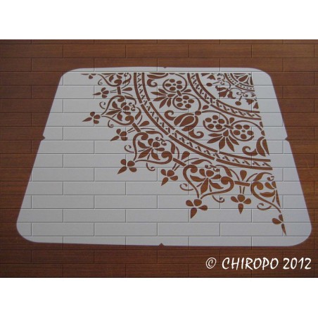 Pochoir Déco Angle Baroque 3 (07160) Pochoir Déco Angle Baroque 3 (07160)