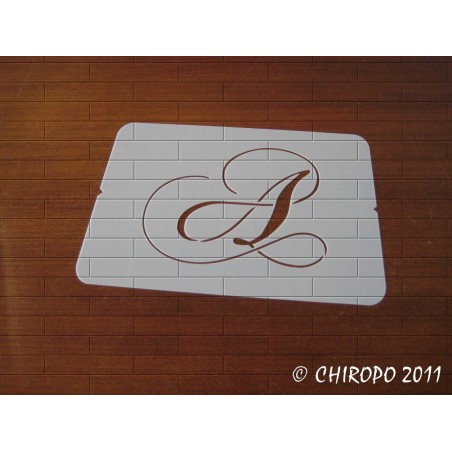 Pochoir Monogramme Chopin - Lettre A en 5cm (0649) Pochoir Monogramme Chopin - Lettre A en 5cm (0649)