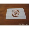 Pochoir Monogramme Gothic - Lettre O en 7cm (0652)
