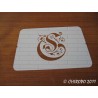 Pochoir Monogramme Gothic - Lettre C en 7cm (0652)