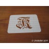 Pochoir Monogramme Gothic - Lettre K en 7cm (0652)