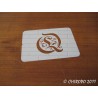Pochoir Monogramme Gothic - Lettre Q en 7cm (0652)