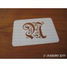 Pochoir Monogramme Gothic - Lettre N en 7cm (0652)