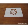 Pochoir Monogramme Gothic - Lettre Z en 7cm (0652)