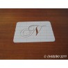 Pochoir Monogramme Chopin - Lettre N en 5cm (0649)