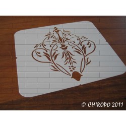 Pochoir Damas (06230)