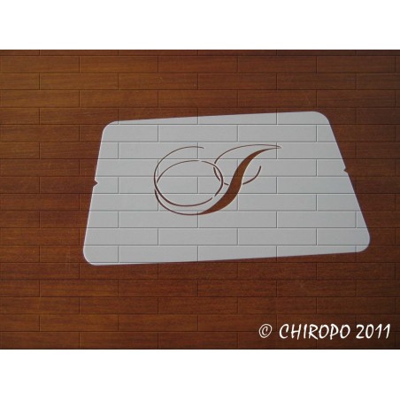 Pochoir Monogramme Chopin - Lettre I en 5cm (0649) Pochoir Monogramme Chopin - Lettre I en 5cm (0649)