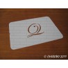 Pochoir Monogramme Script - Lettre Q en 5cm (0634)