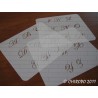 Pochoir alphabet - Script majuscule - 3cm (0634)