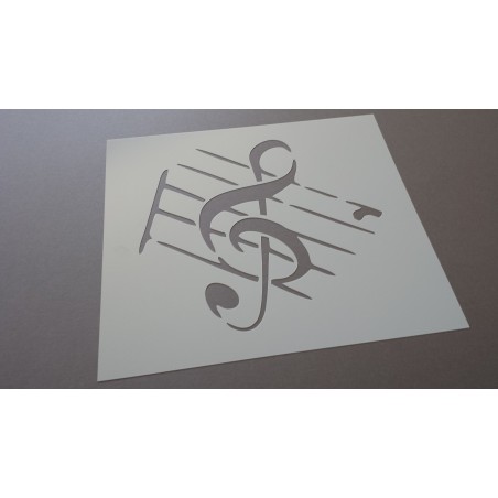 Pochoir Clef de Sol (00089) Pochoir Clef de Sol (00089)