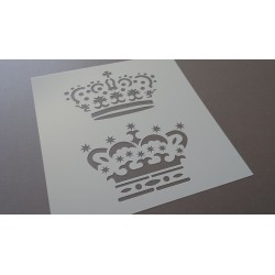 Pochoir Couronnes reine et roi (00092)
