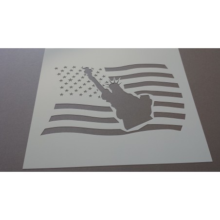 Pochoir Drapeau USA (00075) Pochoir Drapeau USA (00075)